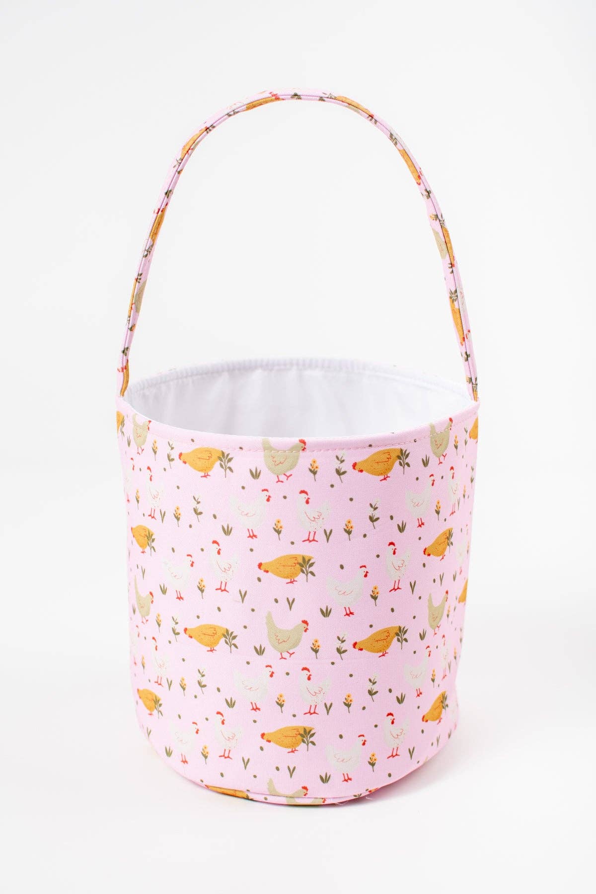 Pink Cottage Chicken Easter Basket