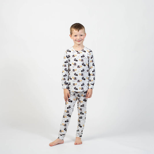 Skid Loader Pajama Set