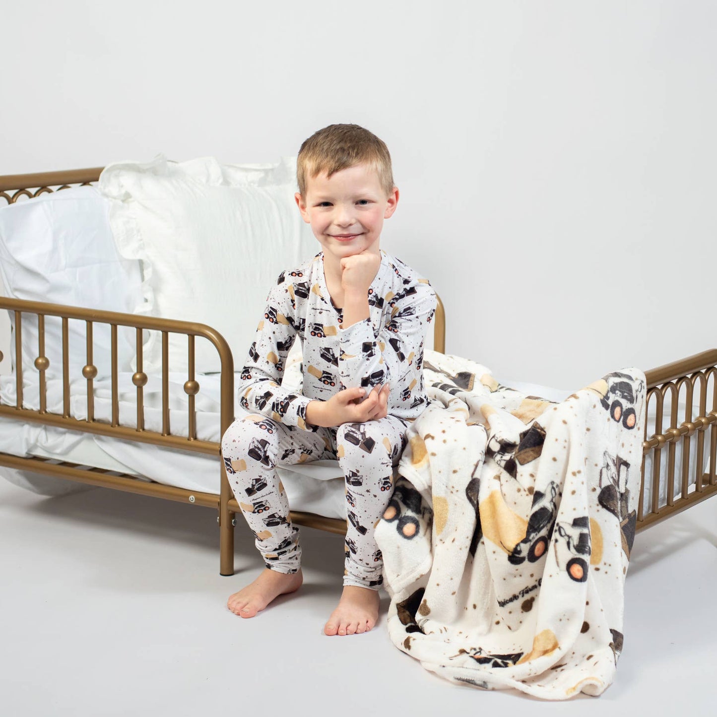 Skid Loader Pajama Set