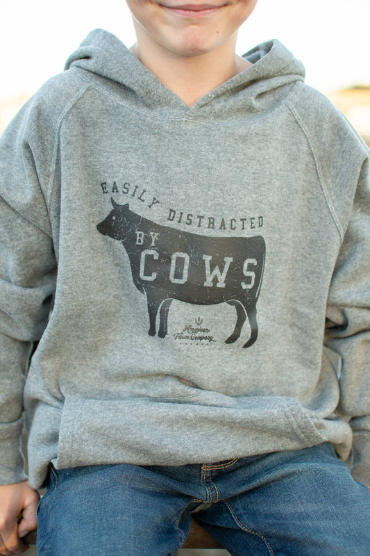 Easily Distracted by Cows Hoodie