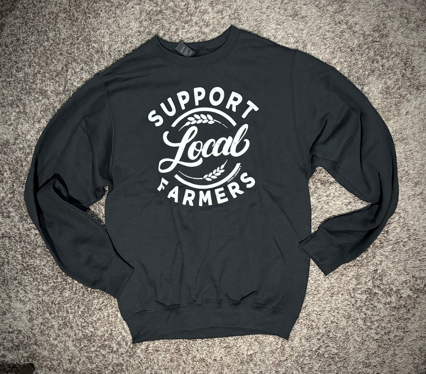 Everyday Cozy Support Local Farmers Crewneck