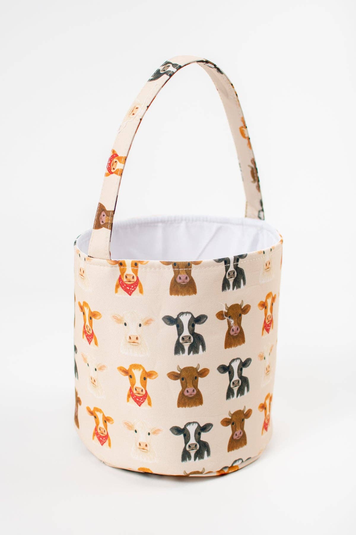 Watercolor Cows Easter Basket