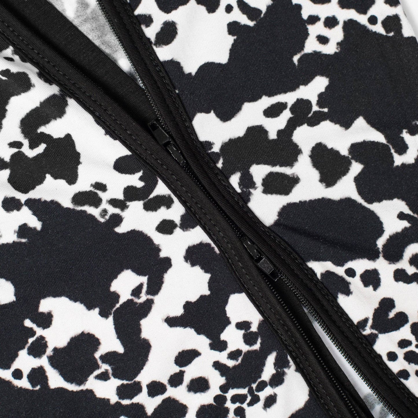 Cow Print Baby Zippy