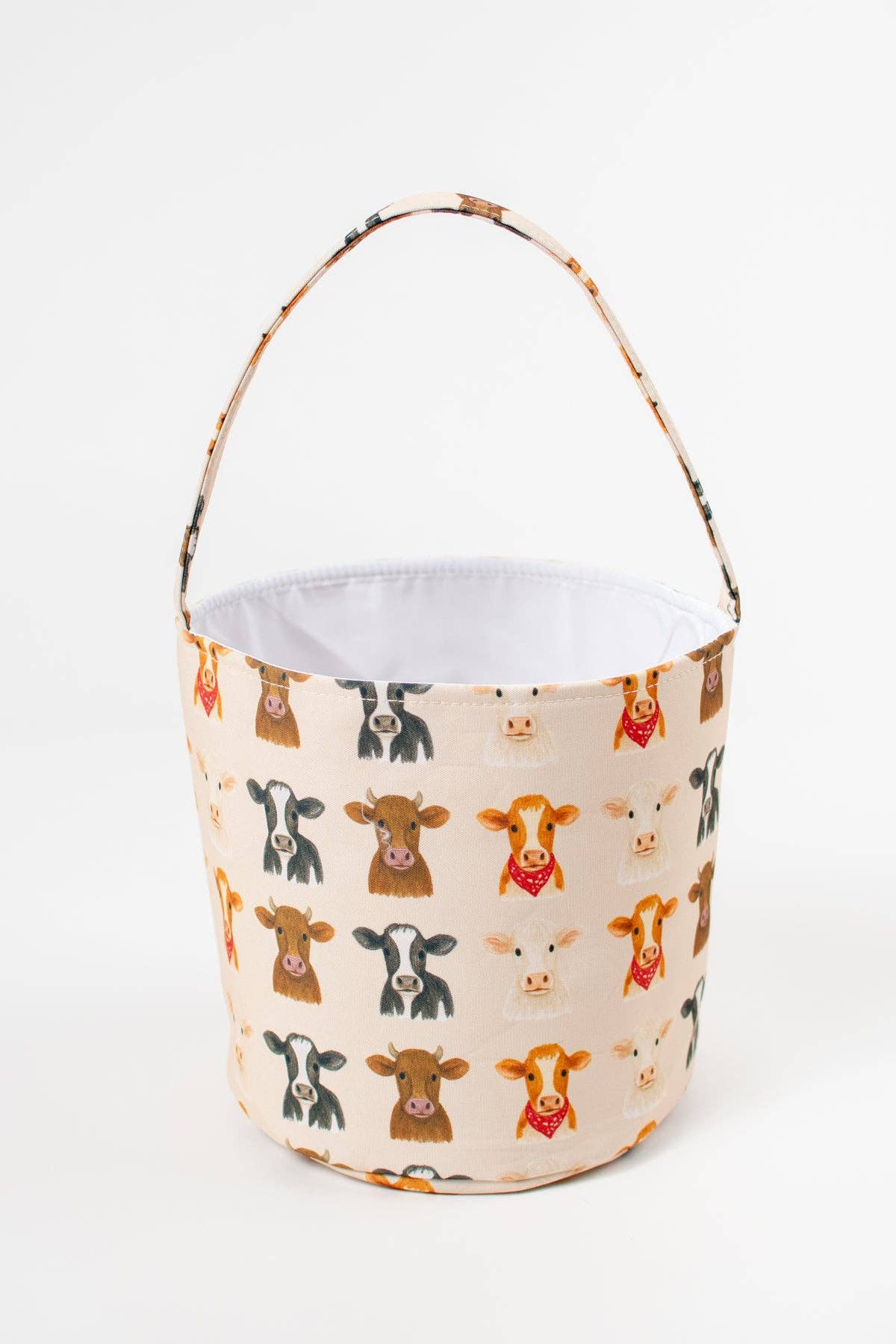 Watercolor Cows Easter Basket