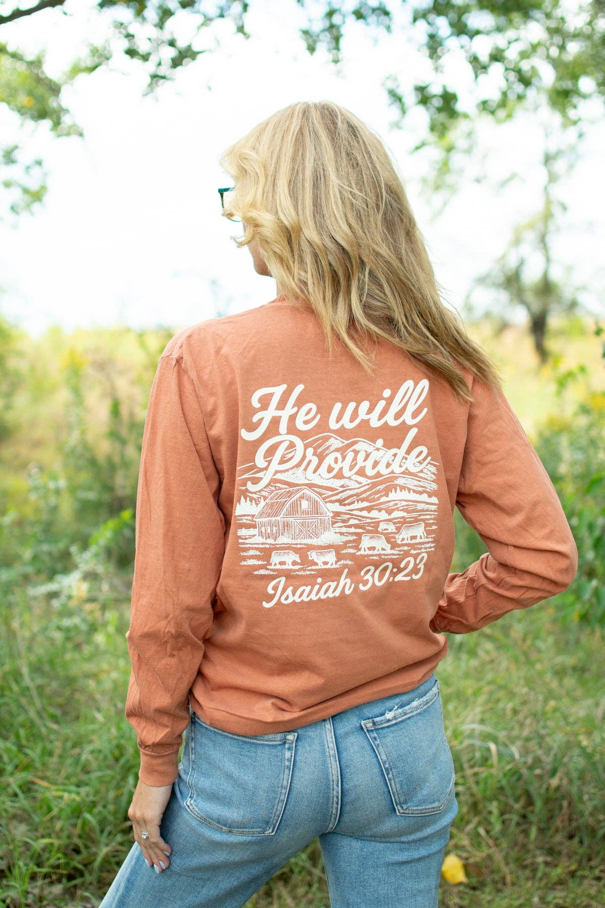 Premium Farmstead Long-sleeve Tshirt He Will Provide