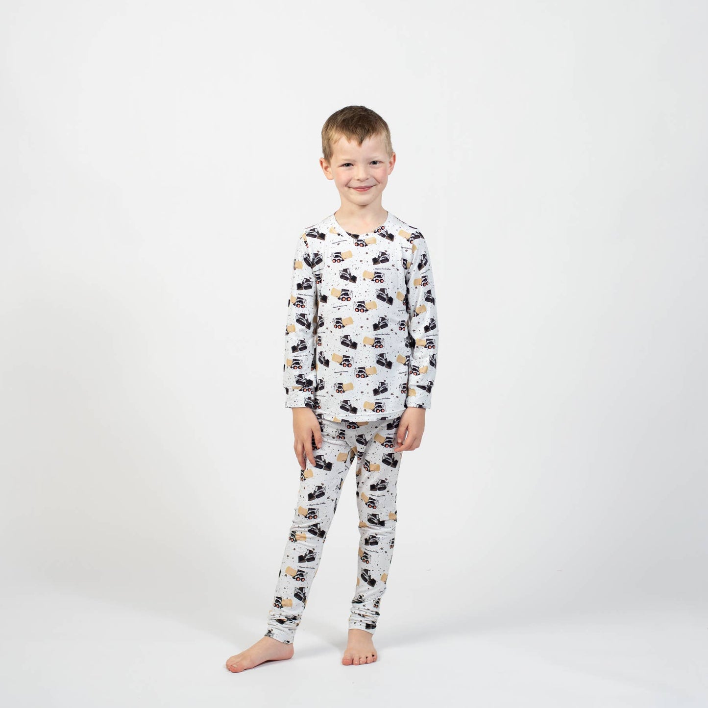 Skid Loader Pajama Set