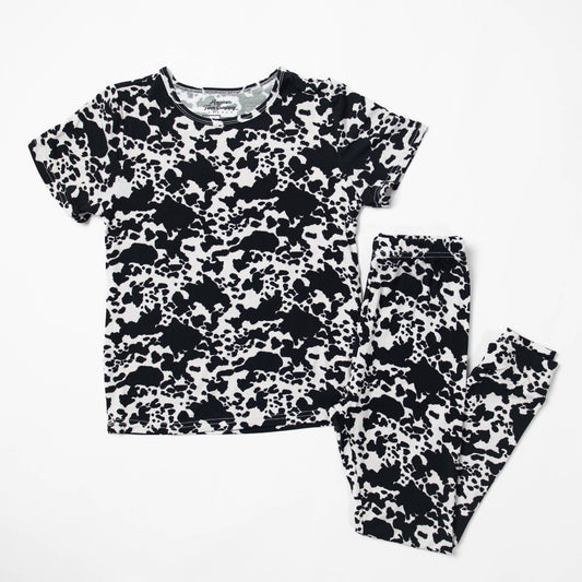 Cow Print Bamboo Pajama Set