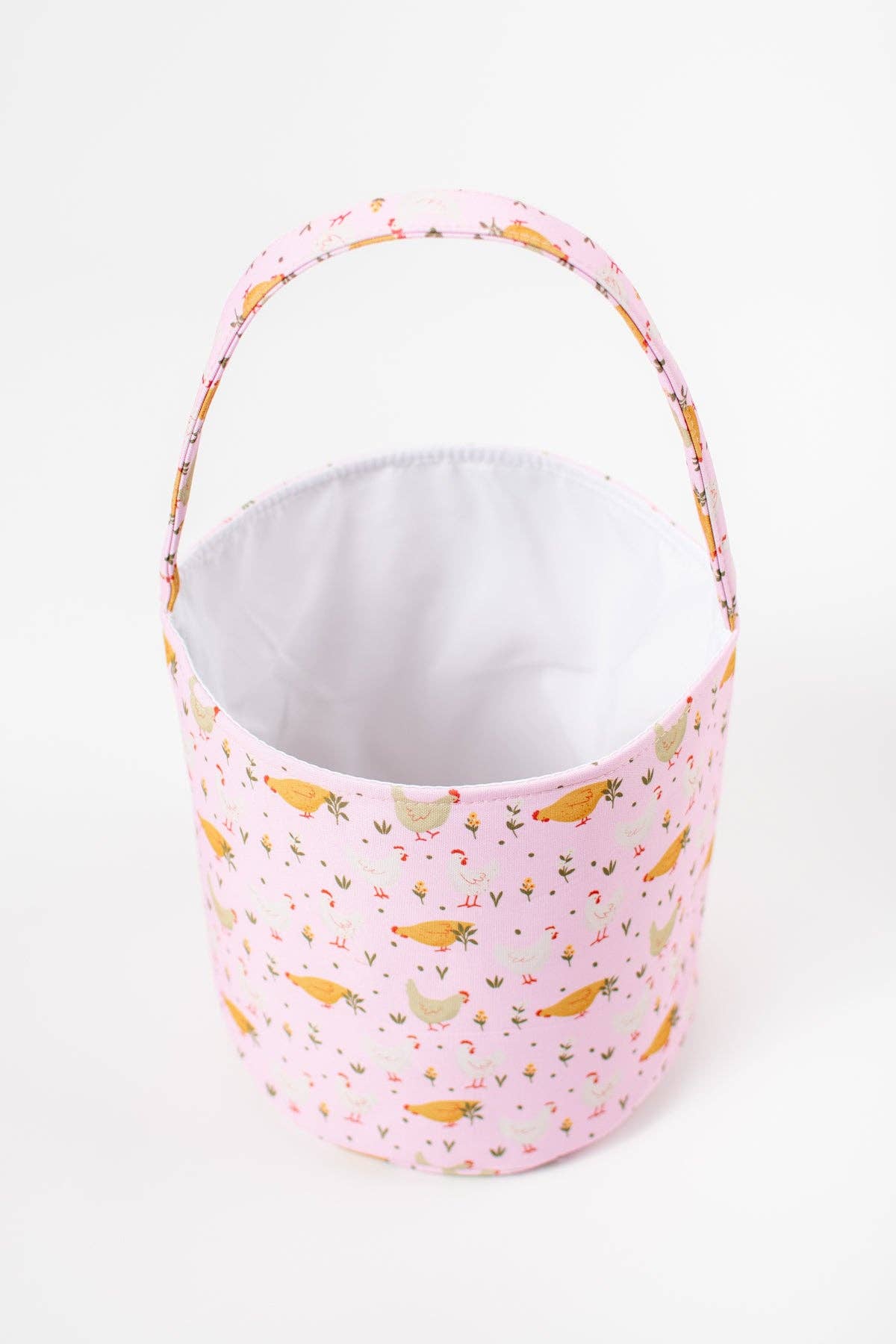 Pink Cottage Chicken Easter Basket