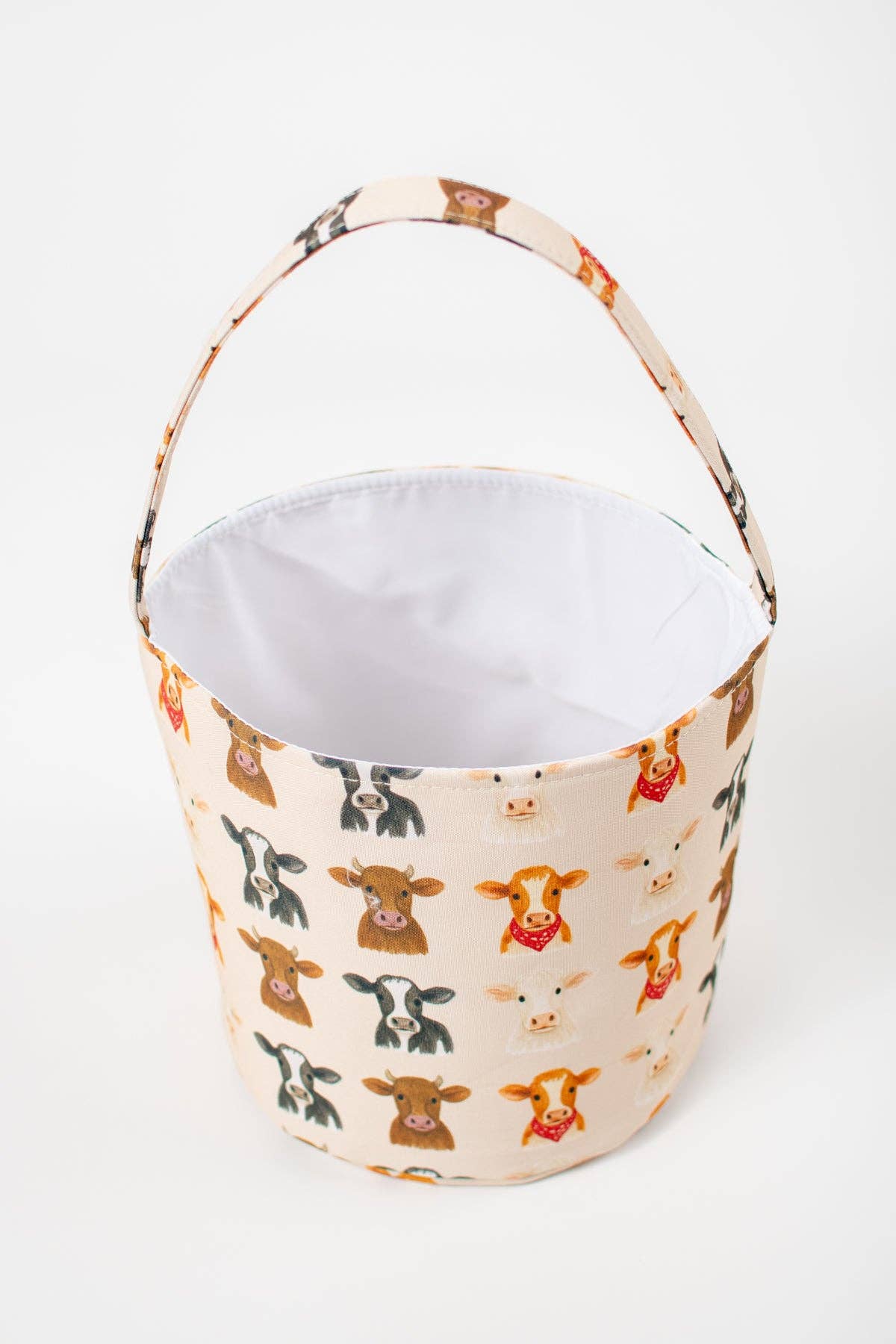 Watercolor Cows Easter Basket