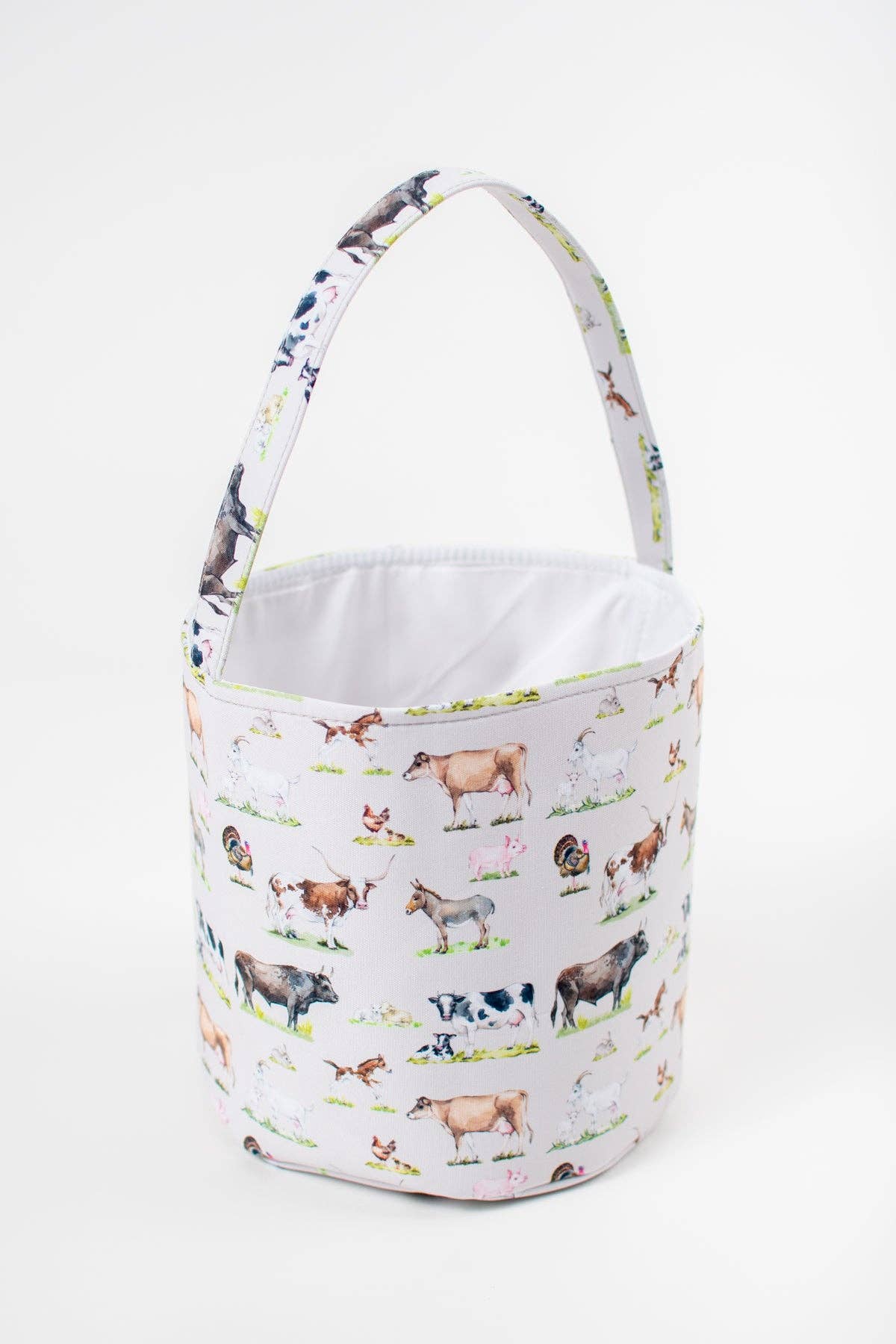 Watercolor Animals Easter Basket