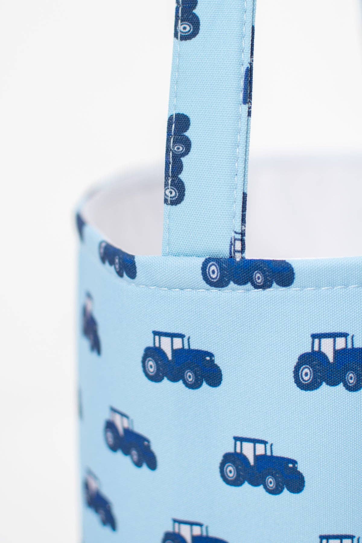 Blue Tractor Easter Basket