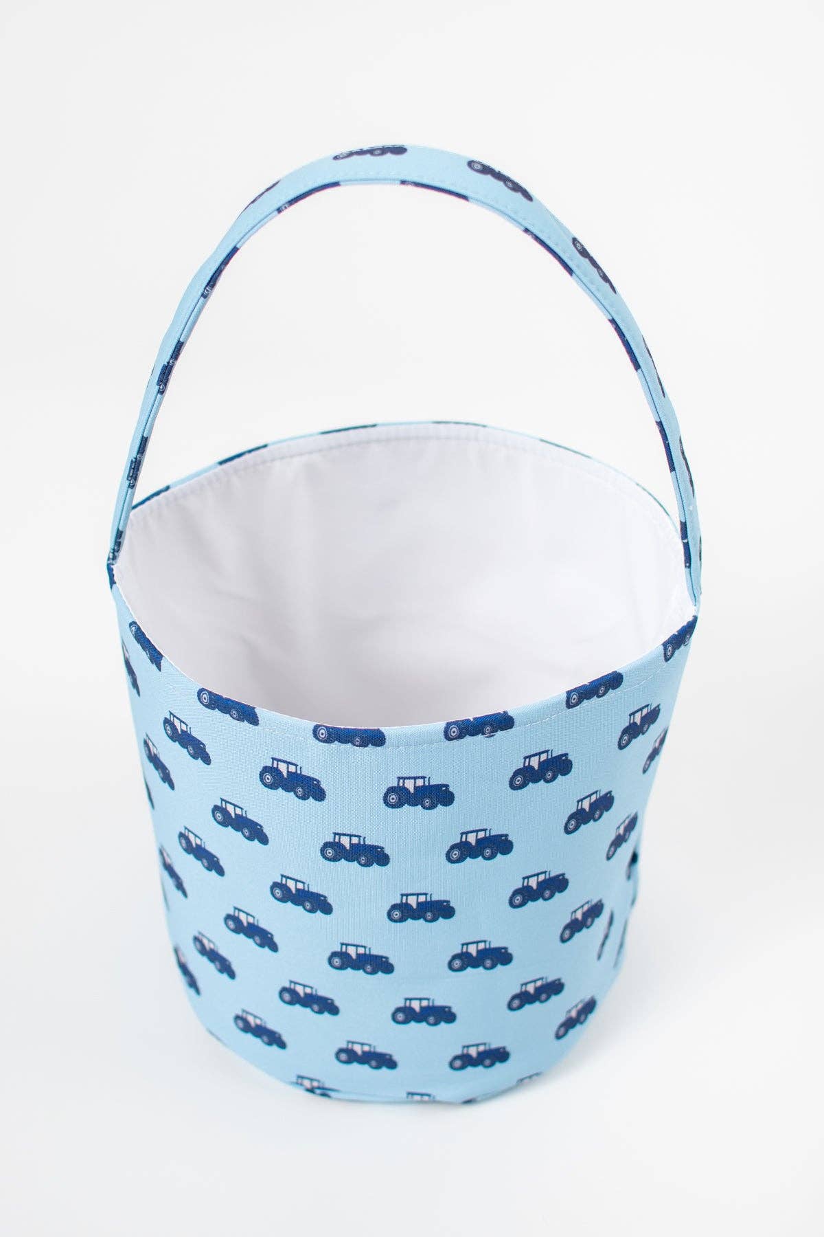 Blue Tractor Easter Basket