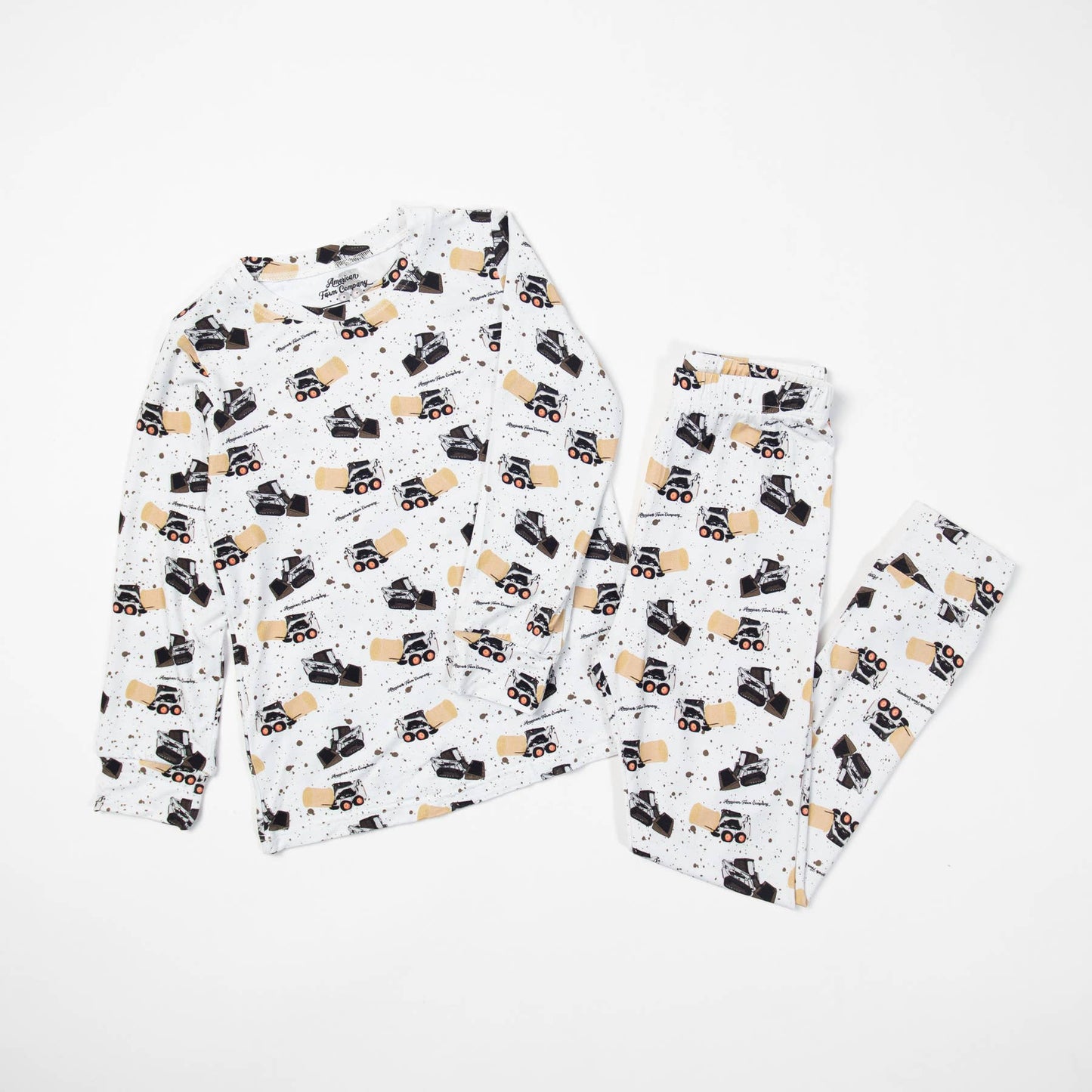 Skid Loader Pajama Set