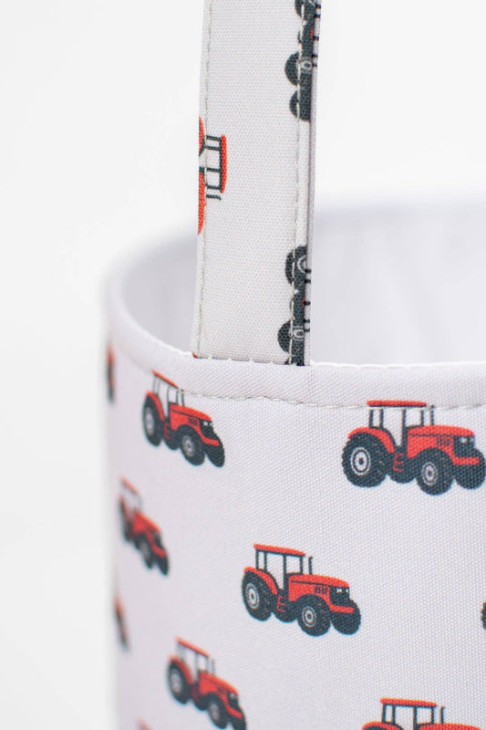 Red Tractor Easter Basket